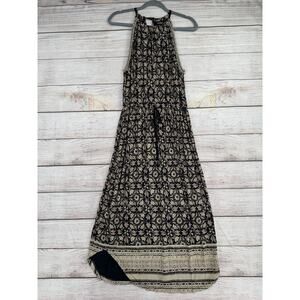 Lucky Brand Dress Womens Small Floral Boho Sleeveless Maxi P415